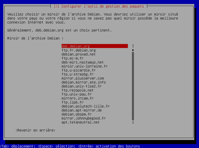 Debian 12 : Installation sans interface graphique – GO Open Source